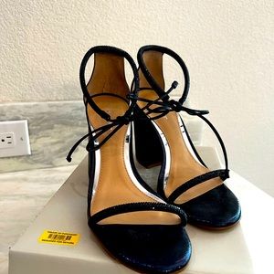 Copper Key Womens Dance Party Seaport Navy Open Toe Ankle Strap Heels Shoes